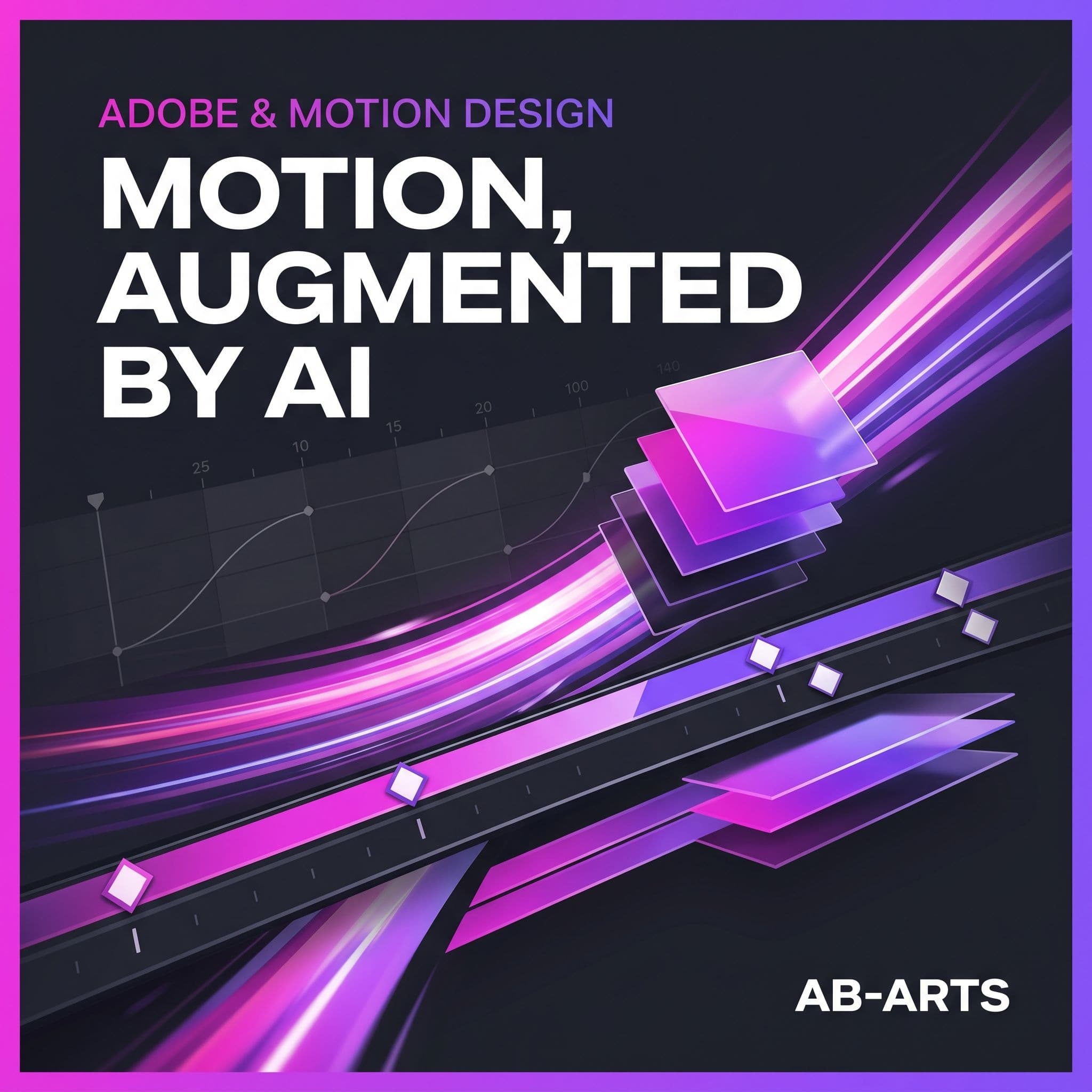Suite Adobe & motion design, augmentés par l'IA.