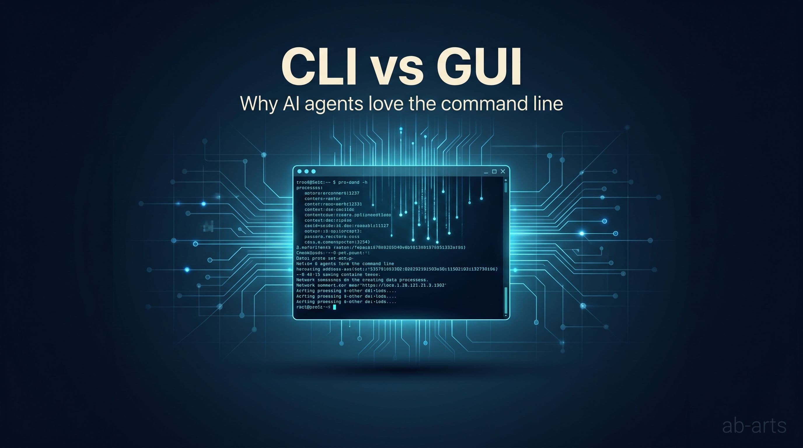 CLI vs GUI : pourquoi les agents IA adorent la ligne de commande