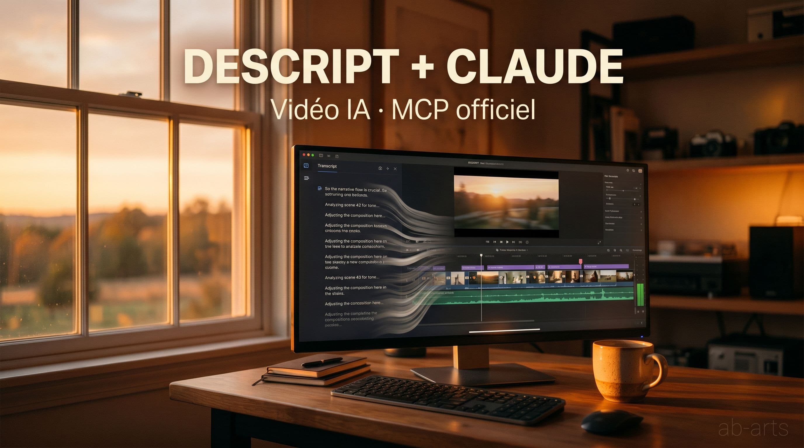 Descript et Claude : monter une vidéo en parlant à un agent