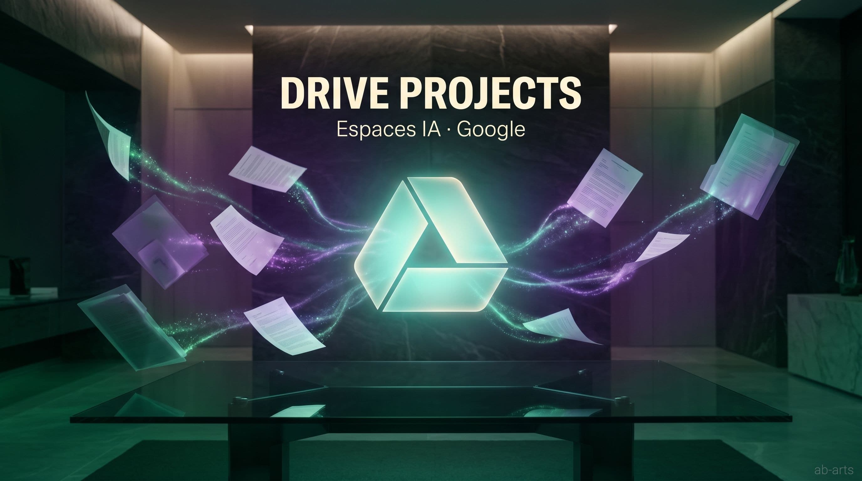 Google Drive Projects : l'IA Gemini orchestre vos dossiers