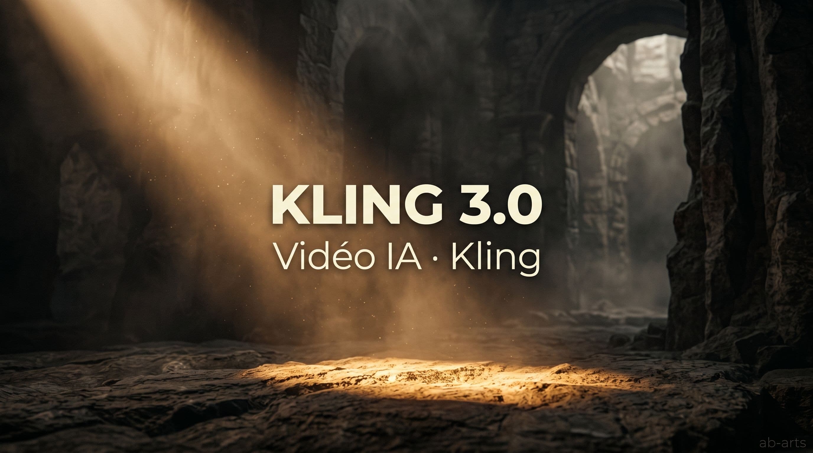 Kling 3.0 arrive sur AB-Arts Studio : vidéo IA cinématographique